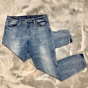 Buffalo David Bitton Distressed Wash Skinny Jeans